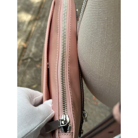 Michael Kors Jet Set Charm Pink Large North South Crossbody 32H1ST9C3C NEW - Picture 6 of 16